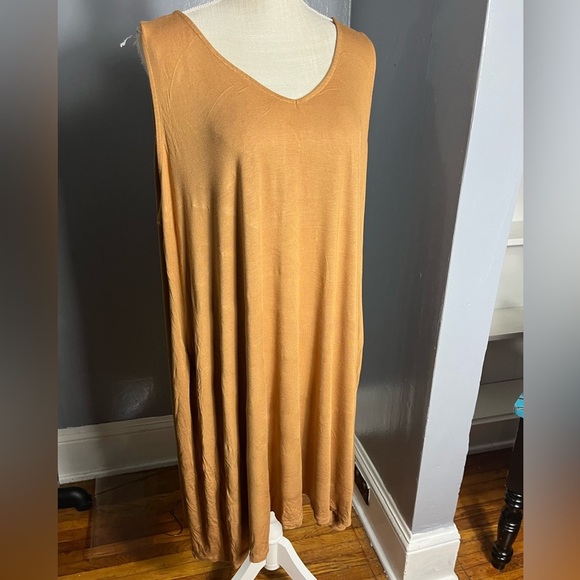 Maurices Brown Sleeveless Dress with Cross Back - Picture 1 of 2